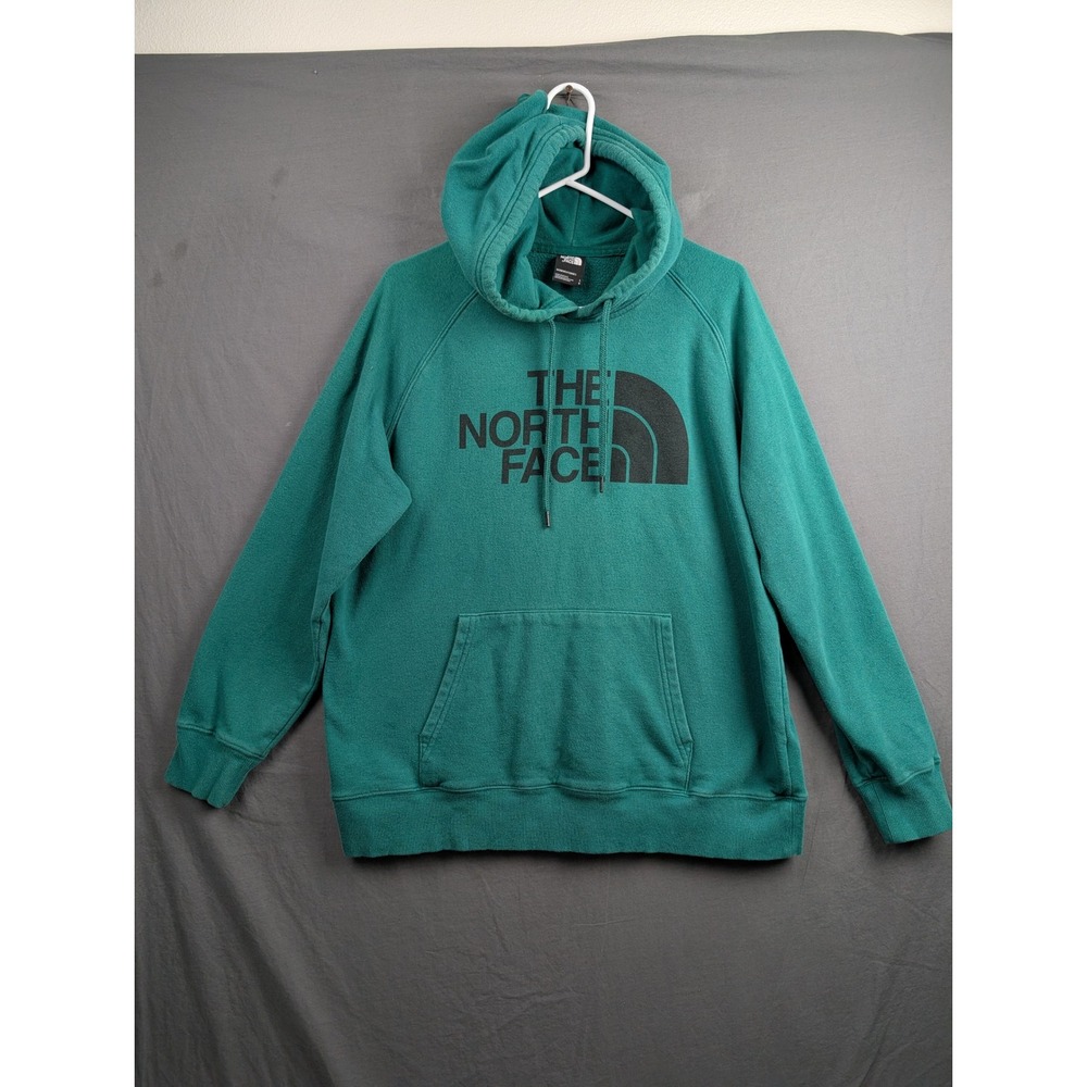 The North Face Womens Green Half Dome Pullover Hoodie size Large